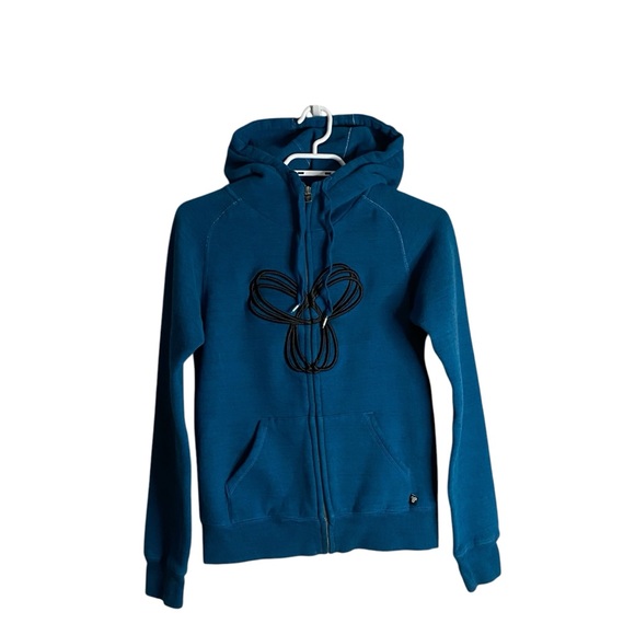 Aritzia TNA Women's Blue Soft Brushed Full Zip Jacket - Picture 1 of 8